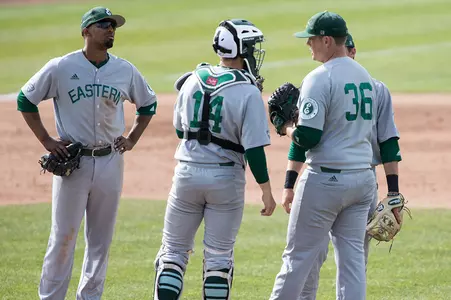 Baseball Huddle Michigan St