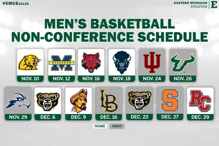 2017-18 EMU Men's Basketball Schedule