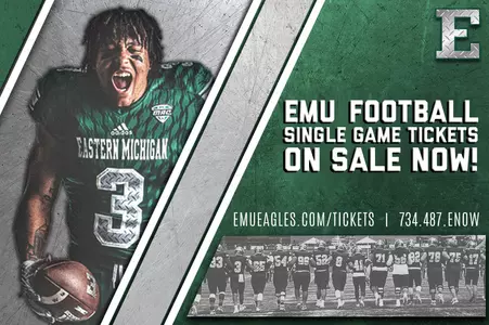 Fans can purchase single game tickets by calling 734.487.3669