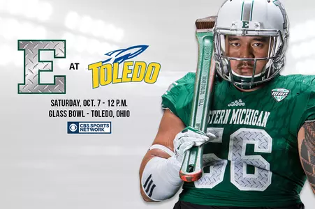 EMU Football Set For Noon Kickoff at Toledo
