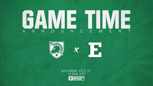 Homecoming Game Time Set for 12 p.m. against Army