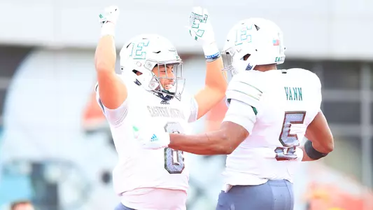 Line Latu and Shaq Vann Celebration at Ball State