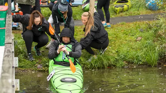Rowing aids in ops of Special Olympics Kayaking Champs
