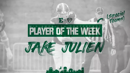 Jake Julien MAC Player of the Week