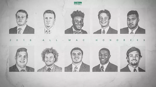 Ten EMU Football Players Earn All-MAC Accolades