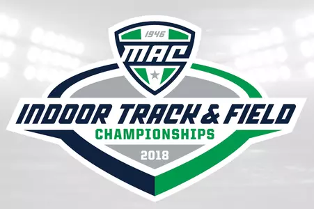 2018 Indoor MAC Championship Track and Field Logo