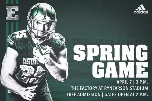 EMU Spring Football Game and Apparel Sale Set for April 7