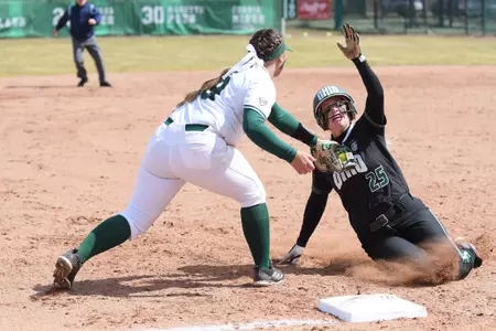 Amanda Akles tag out at third