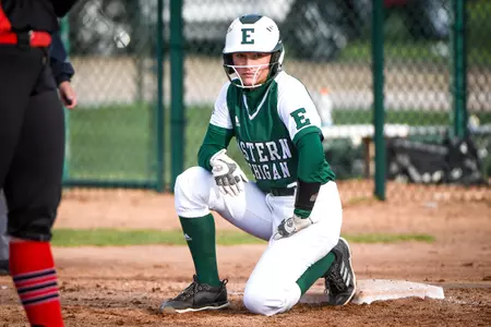Arielle Anderson on first base