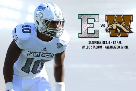 Football's Game at WMU Set For Noon Kickoff