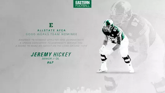 Hickey Among Nominees For Allstate AFCA Good Works Team