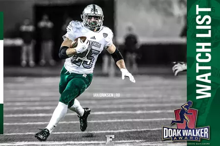 Eriksen Named Doak Walker Award Preseason Candidate