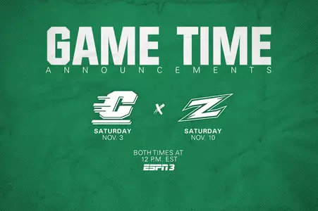 Football Against CMU and Akron Set for Noon Kickoffs