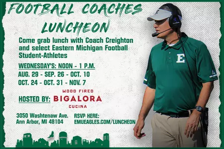 2018 EMU Football Coaches Luncheons