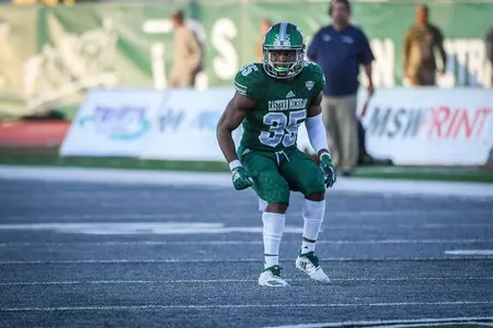Eastern Michigan Eagles defensive back Freddie McGee III (35)