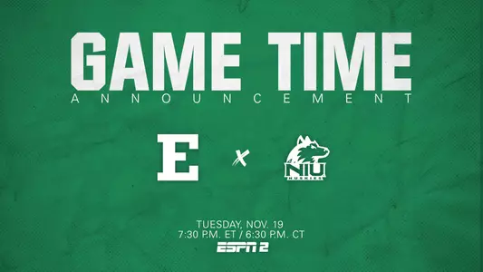 EMU-NIU Set for 7:30 p.m. ET on ESPN2