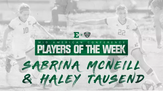 MAC Soccer Player of the Week Graphic