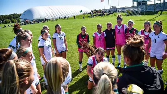 EMU Soccer Huddle Pre-Game vs. Bowling Green