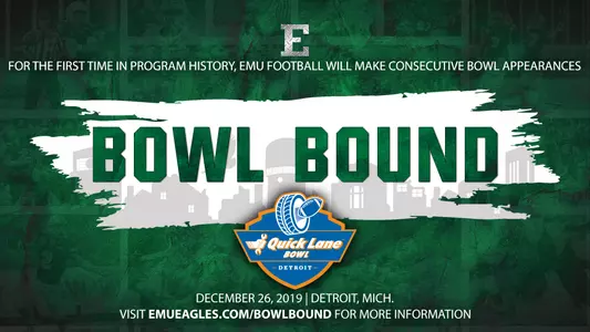 EMU to Play Pittsburgh in the Quick Lane Bowl
