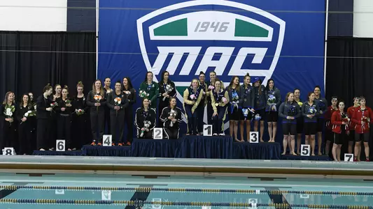 Swim at MAC Championships 200 Medley Podium 2.27.19