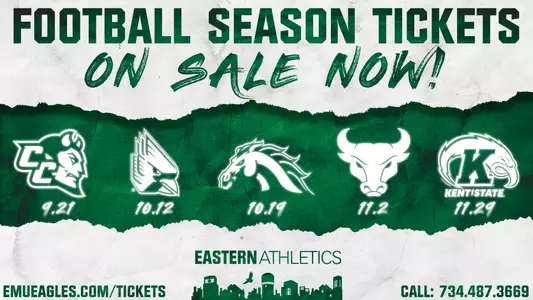 EMU Football 2019 Season Tickets on Sale Now