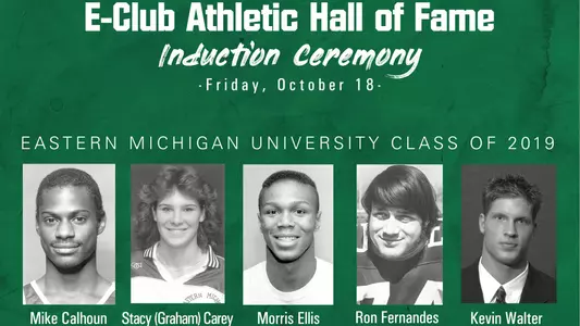 E-Club to Induct Five into the EMU Athletic Hall of Fame