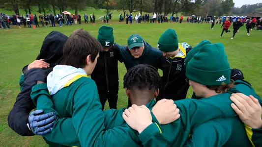Men's Cross Country Huddle