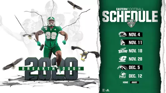 Six-Game, 2020 Eastern Michigan Football Schedule Announced