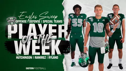 EMU Football Sweeps MAC West Player of the Week Honors
