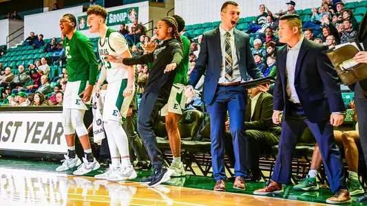 MBB Bench Celebration against Kent State