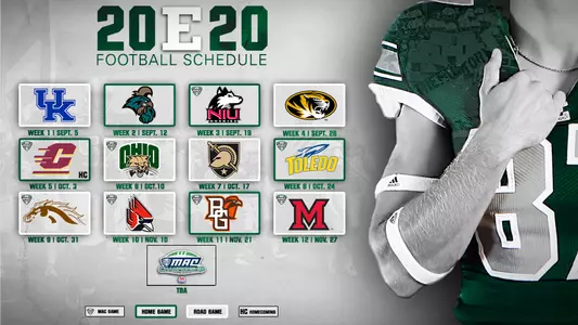 Football Schedule Released; Five Home Games Highlight 2020