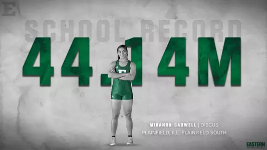 Miranda Cadwell Discus School Record