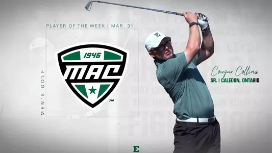 Cougar Collins Named MAC Golfer of the Week