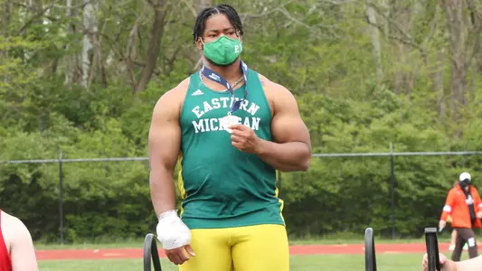 Chukwusom Enekwechi MAC Outdoor Championships