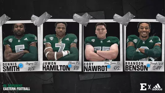 Brandon Benson, Jawon Hamilton, Cody Nawrot, and Dennis Smith arrive in Ypsilanti