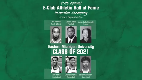 E-Club to Induct Six into the EMU Athletic Hall of Fame