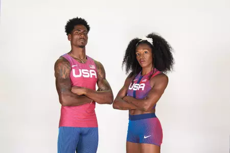 Donald Scott and Tori Franklin Team USA Photoshoot