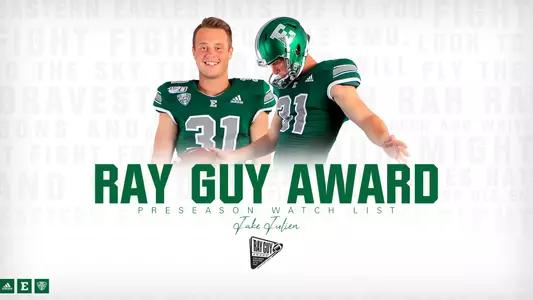 EMU’s JUlien Named to the 2021 Ray Guy Award Watch List