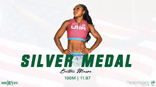 Brittni Mason Silver Medal 100m Final
