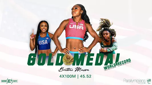 Brittni Mason Gold Medal 4x100