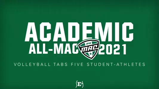 Volleyball Places Five on Academic All-MAC Team