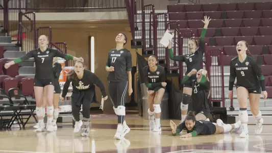 eam celebrating a point at central