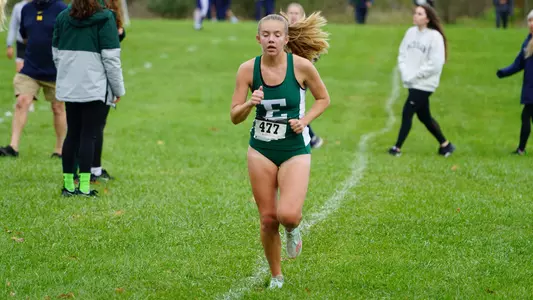 Ella Garvin runs at the 2021 EMU Fall Classic