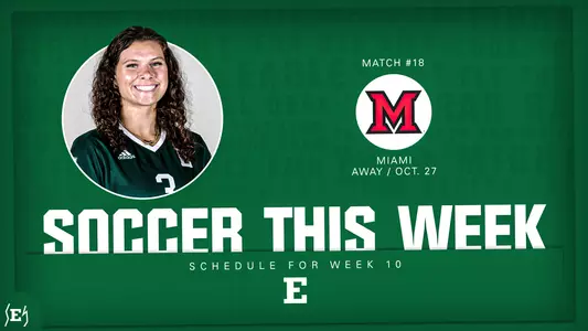 Sarah Ash on graphic for soccer match at Miami