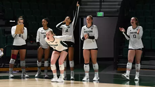 Team Celebrating against BGSU