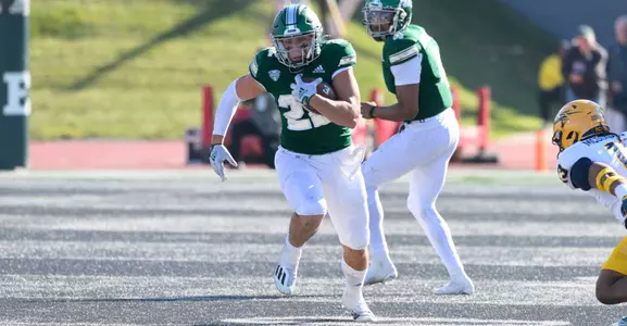 Samson Evans rushes against Toledo