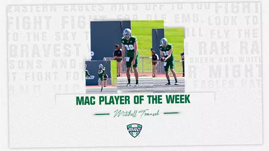 Mitchell Tomasek named MAC Player of the Week
