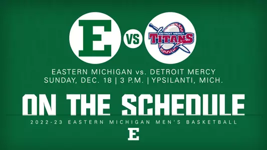 Game Graphic: MBB vs Detroit Mercy