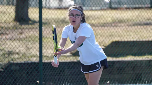 Emma-Lou Pommiers serving action shot 2022