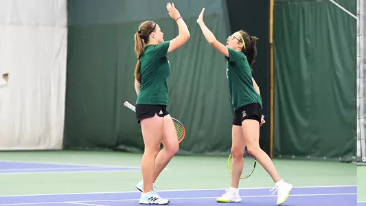 Julia Piatek and Emma-Lou Pommier Action Shot 2021